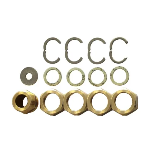 Wellrohr Verschraubung DN16, Solar Tube Set, Edelstahl