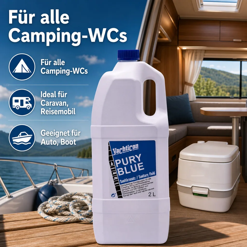 YACHTICON Pury Blue 2 Liter Sanitärflüssigkeit