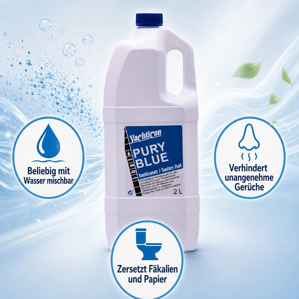 YACHTICON Pury Blue 2 Liter Sanitärflüssigkeit