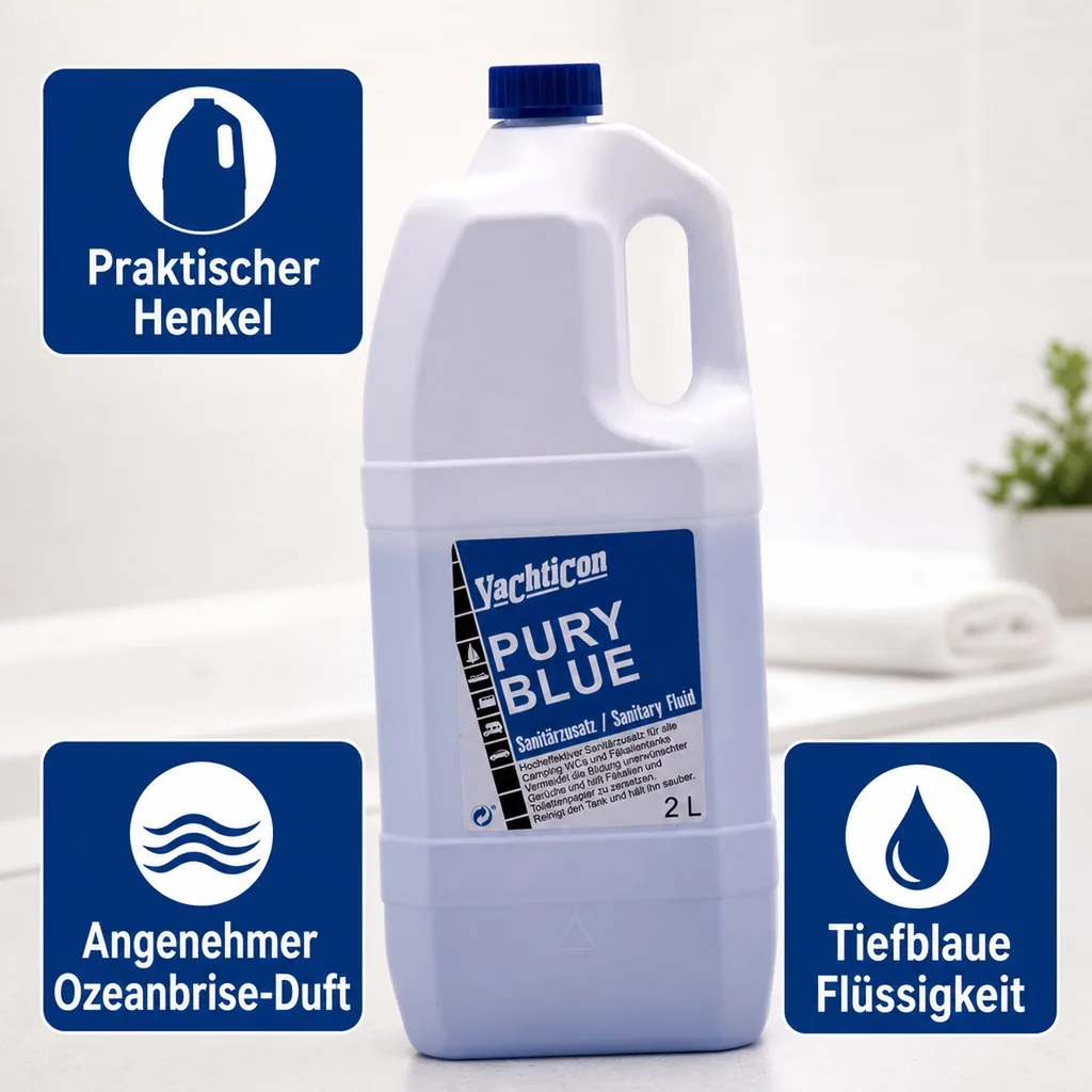 YACHTICON Pury Blue 2 Liter Sanitärflüssigkeit
