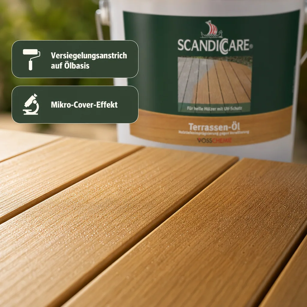 SC SCANDICCARE Terrassenöl hell+ 3 Liter