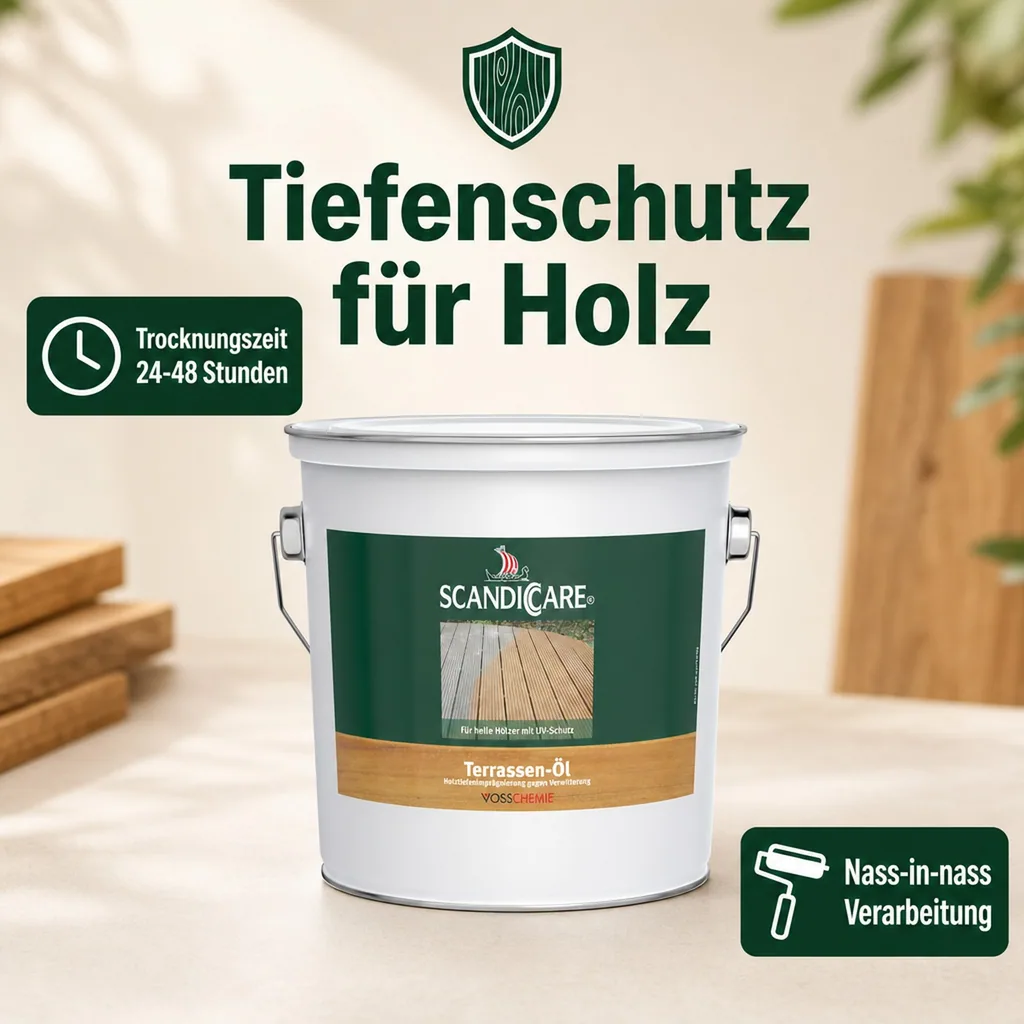 SC SCANDICCARE Terrassenöl hell+ 3 Liter