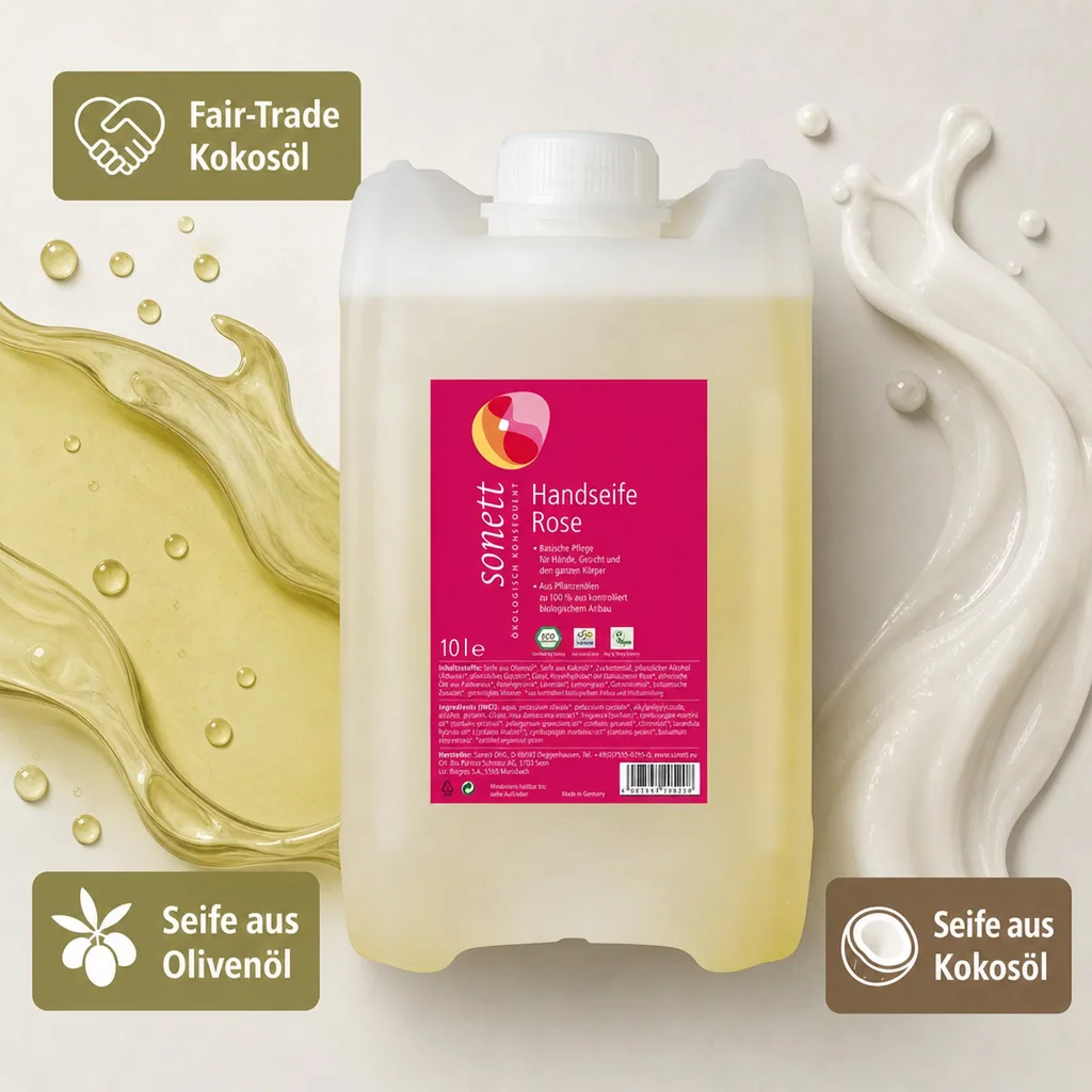 SONETT Handseife Rose 10 Liter