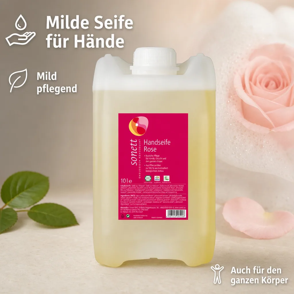 SONETT Handseife Rose 10 Liter
