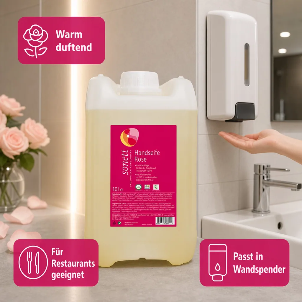 SONETT Handseife Rose 10 Liter